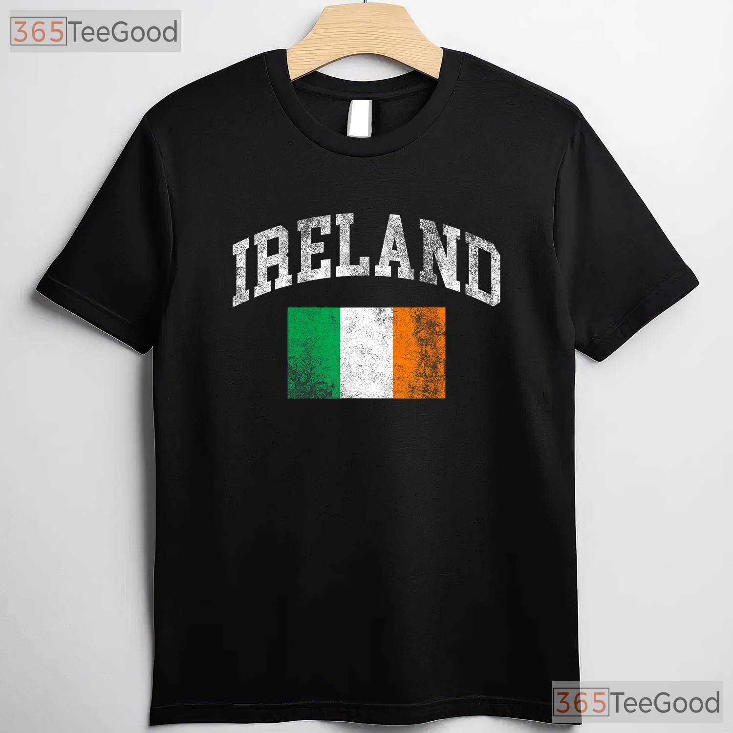 Vintage Ireland Flag St Patricks Day T-Shirt Distressed Irish Pride Heritage