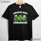 Infusion Nurse Crew Shenanigans St Patricks Day T-Shirt IV Therapy Team Tee