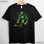 Irish Leprechaun DJ Turntable St Patricks Day T-Shirt Music Lover Club Tee
