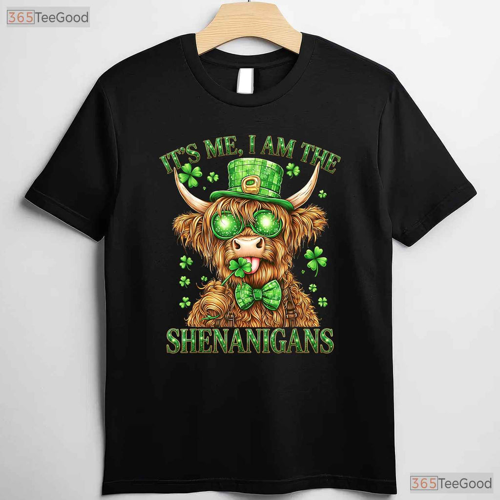 Guy Its Me I Am The Shenanigans St Patricks Day T-Shirt Funny Humor Tee