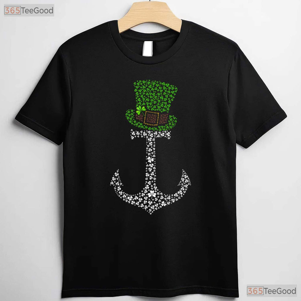 Leprechaun Anchor Cruise Squad St Patricks Day T-Shirt Family Travel Tee