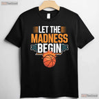 Let The Madness Begin Vintage T-Shirt Retro College Basketball Tournament Tee