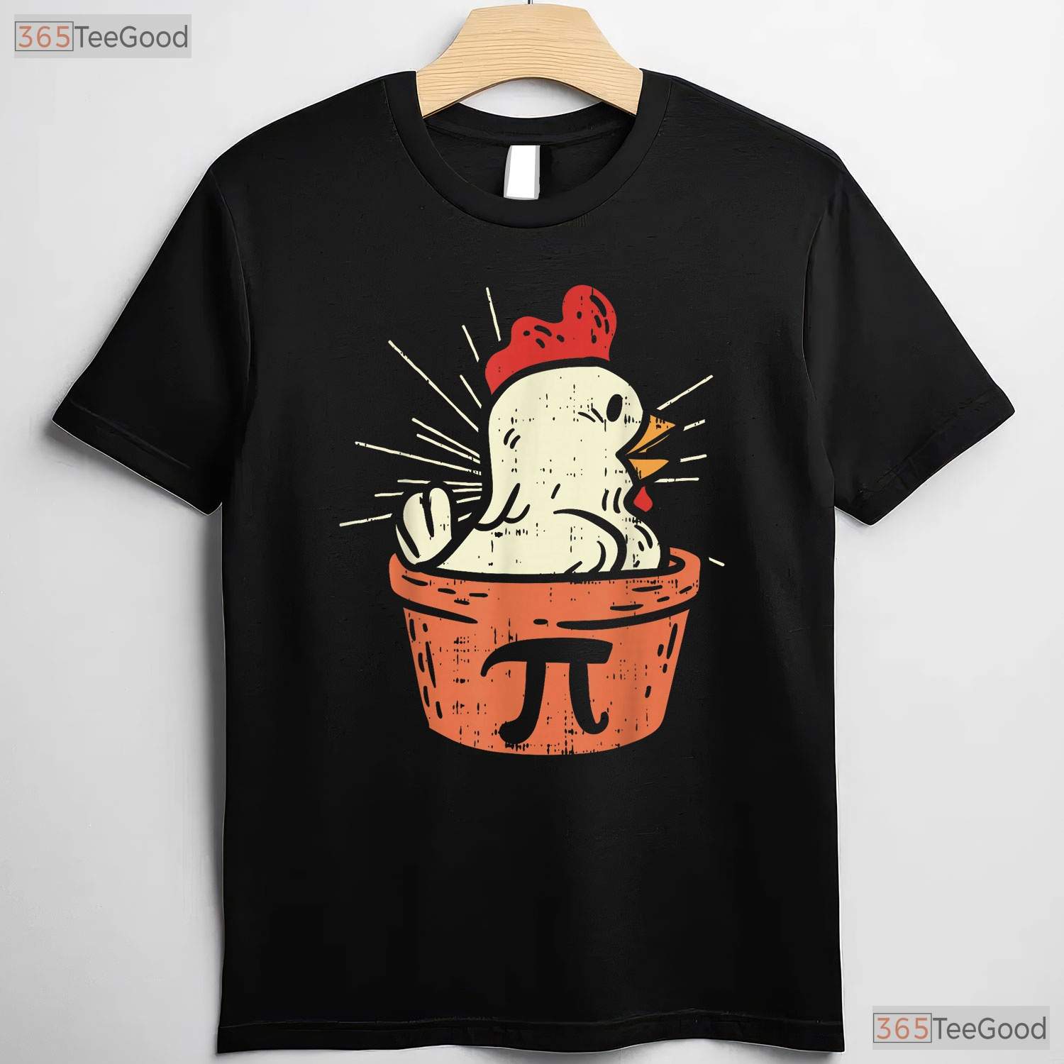 Funny Chicken Pot Pi Shirt Day Math Lover Geek Gift 3 - 14 Pun Food T-Shirt