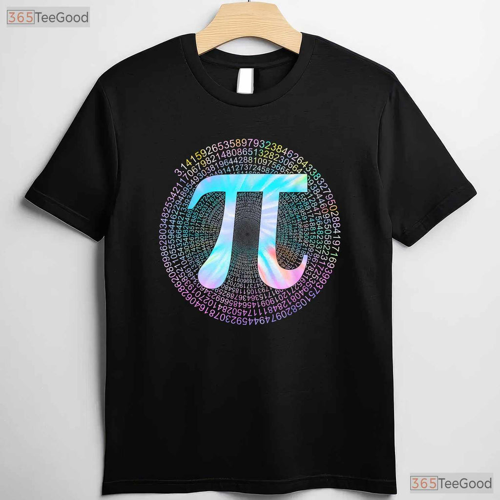 Tie Dye Pi T-Shirt 3 - 14 Number Symbol Math Science Pi Day Colorful Tee