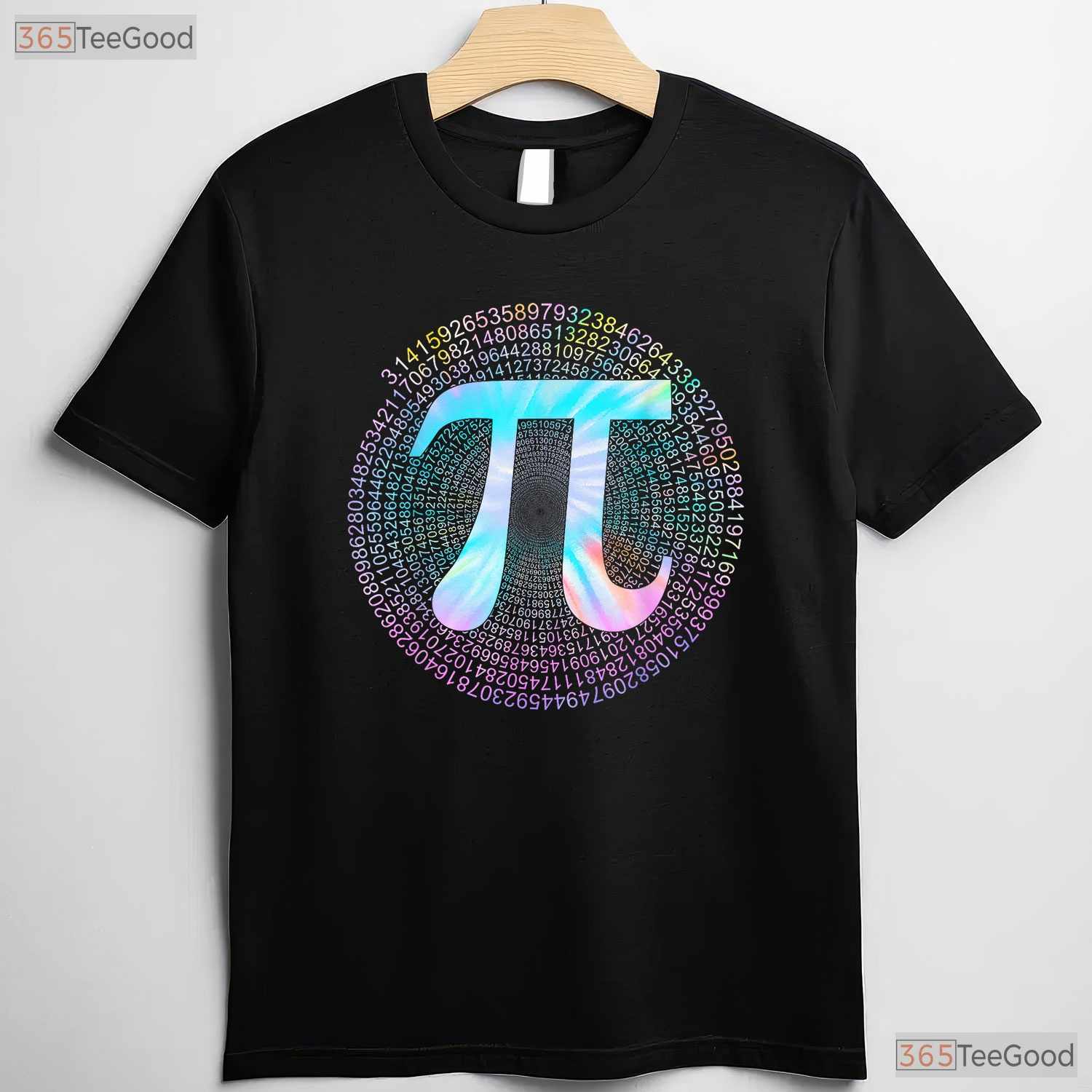 Tie Dye Pi T-Shirt 3 - 14 Number Symbol Math Science Pi Day Colorful Tee