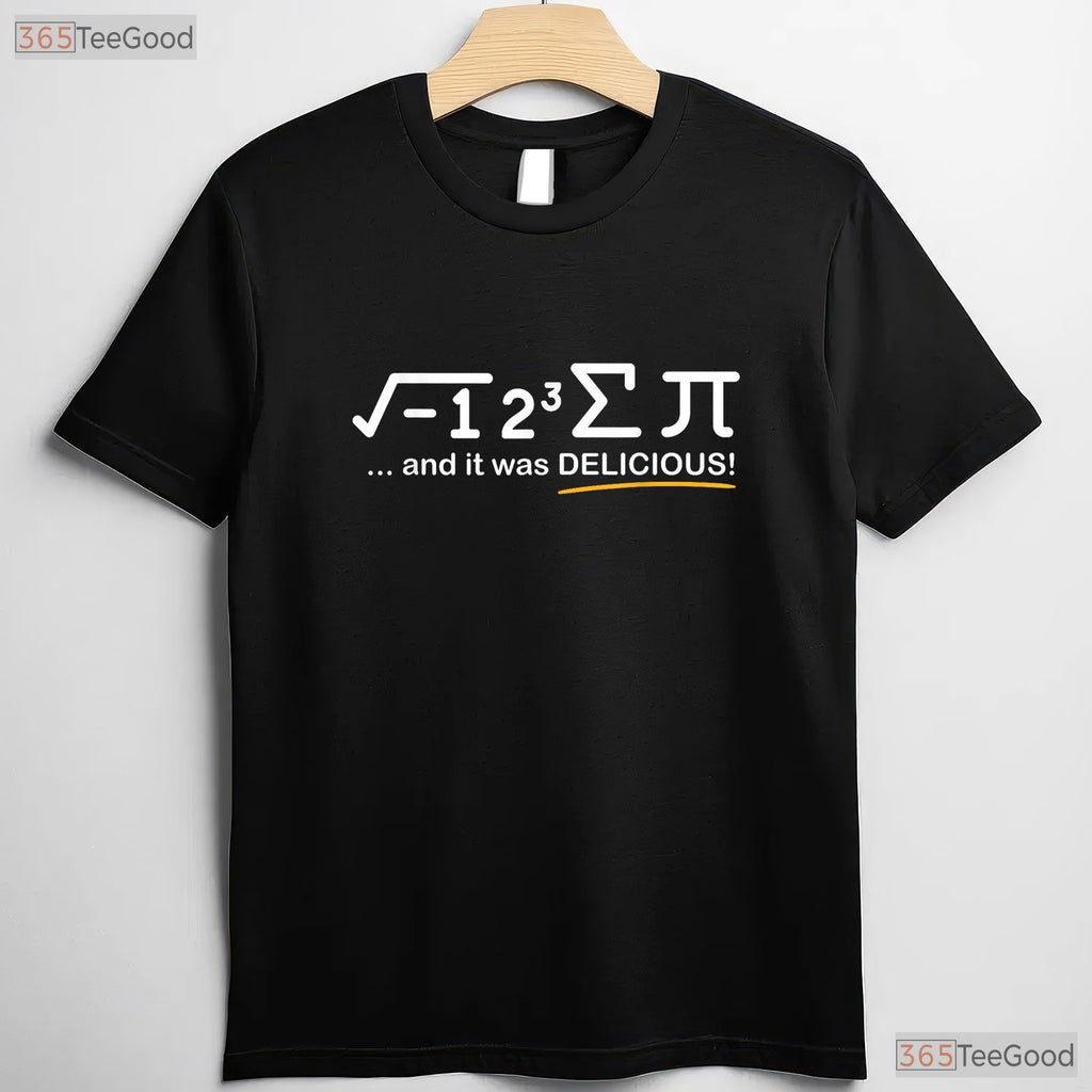 I Ate Some Pi Funny Pi Day T-Shirt Math Lover Foodie Pun Humor Gift Tee