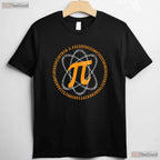 Math Pi Shirt Atom Symbol Pi Day Science Teacher Physics Geek Gift Tee