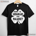 Prone To Shenanigans And Malarkey St Patricks Day T-Shirt Boys Kids Funny