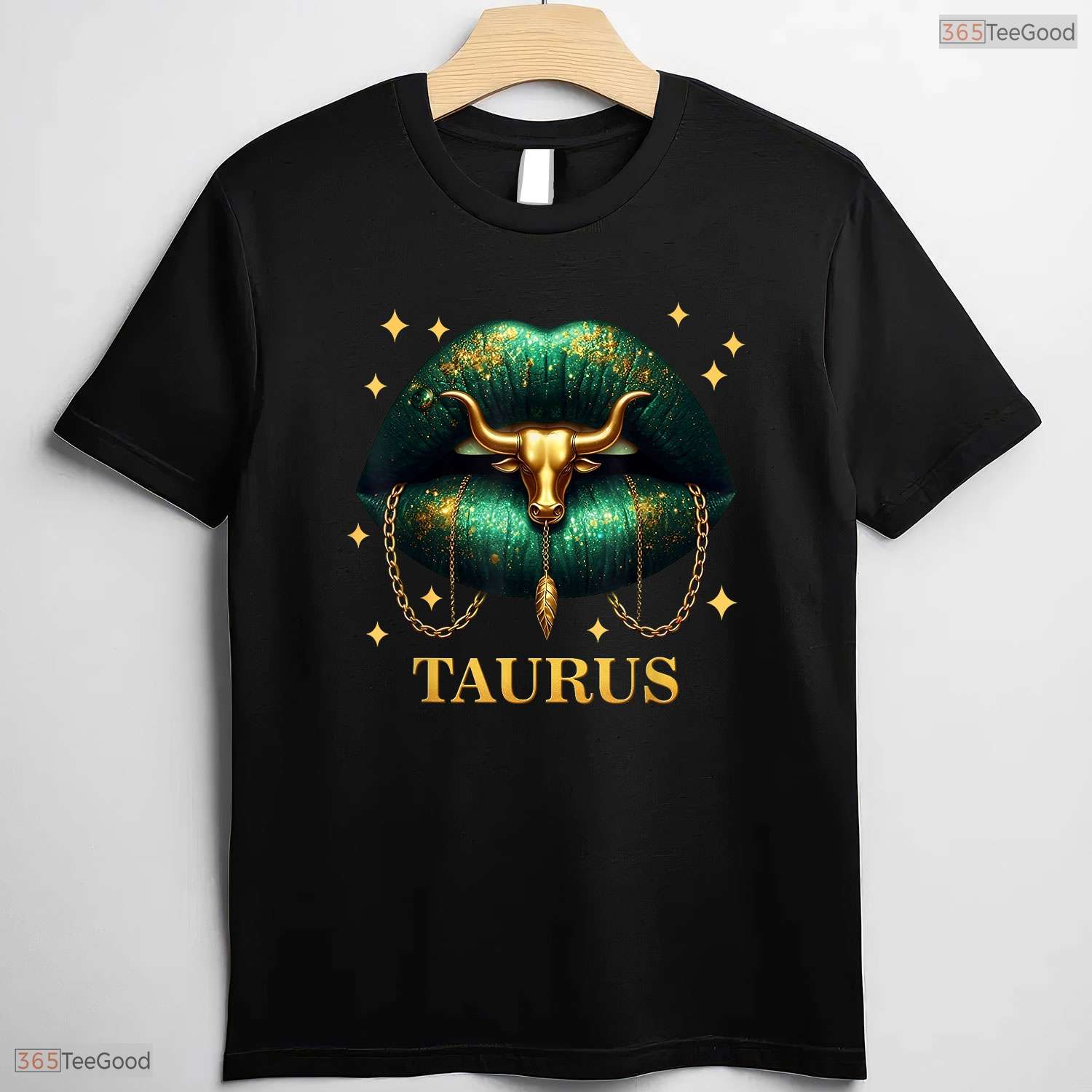 Taurus Queen Zodiac Sign Women Lips T-Shirt- Unique May Birthday Shirt Gift