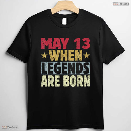 Awesome 13th Of May 2026 Birthday Celebration T-Shirt- Unique May Birthday Shirt