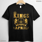 Awesome Kings Are Born In May Birthday Gift T-Shirt Best Celebration For Men