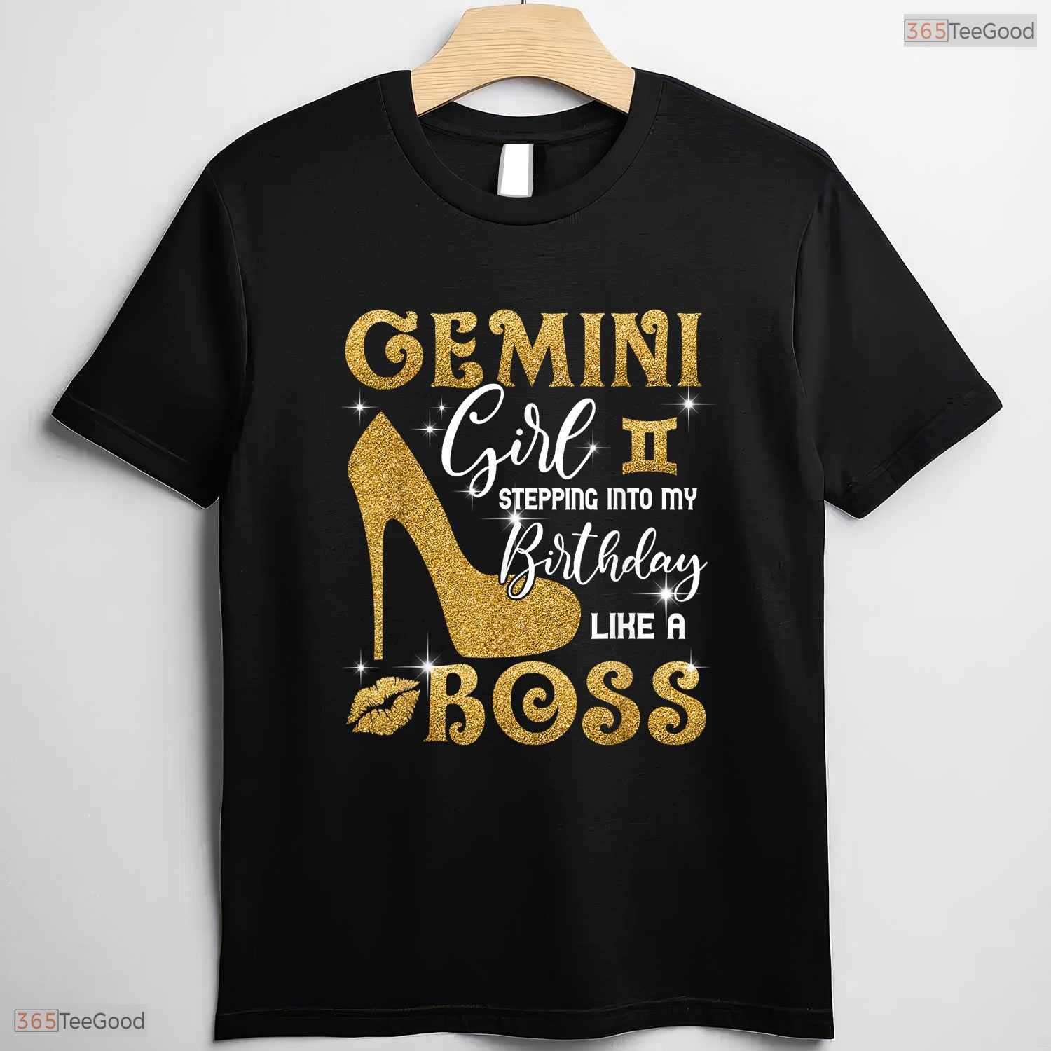Fierce Gemini Girl Stepping Into My May Birthday Like A Boss High Heel T-Shirt