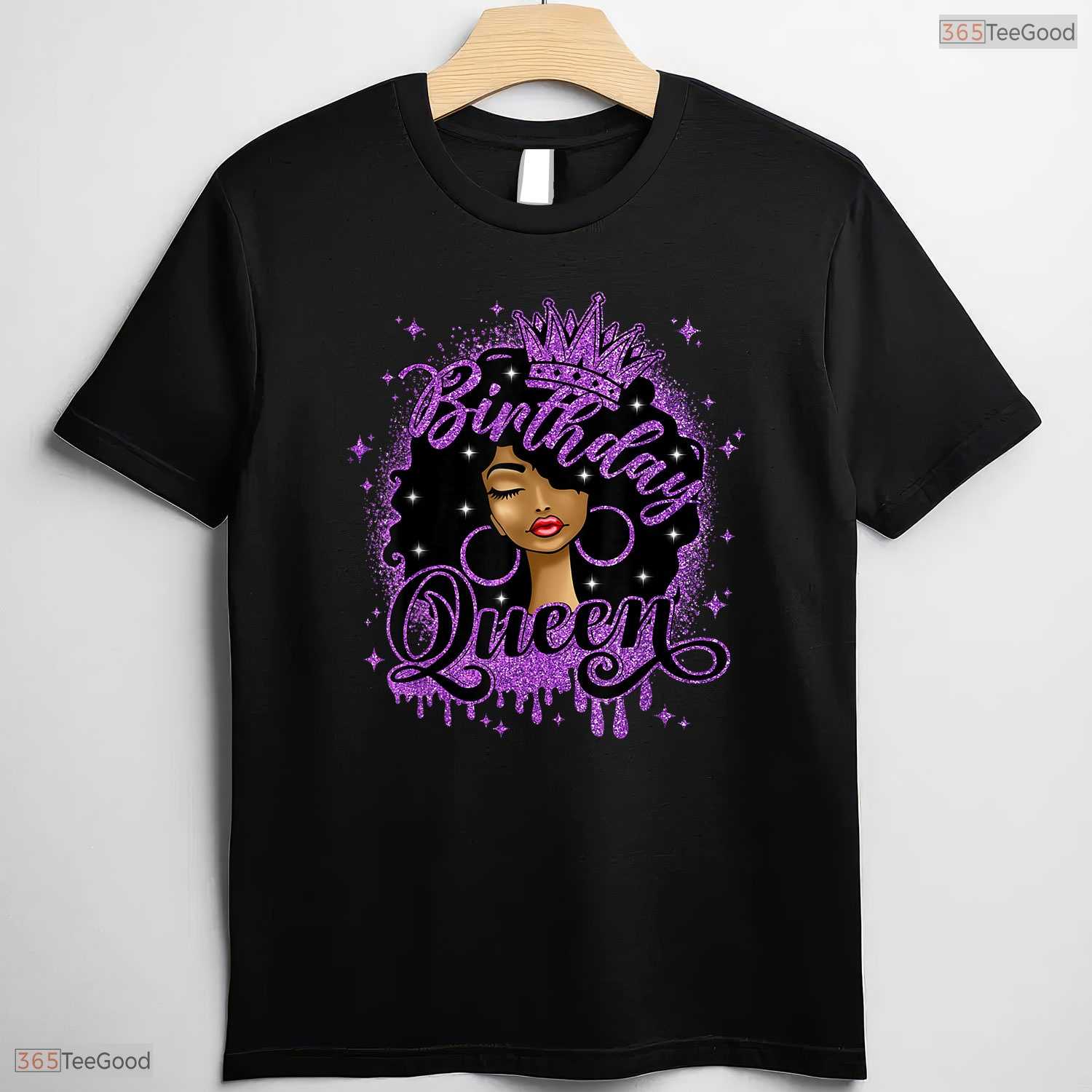 Black Queen Curly Afro It Is My May Birthday Celebration Shirt For Black Women