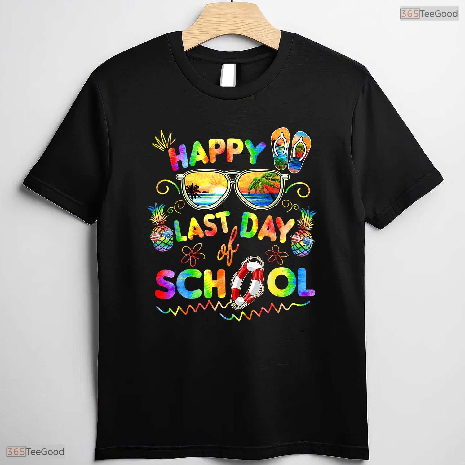 Happy Last Day Of School T-Shirt- Teacher End Of Year May Birthday Shirt Gift