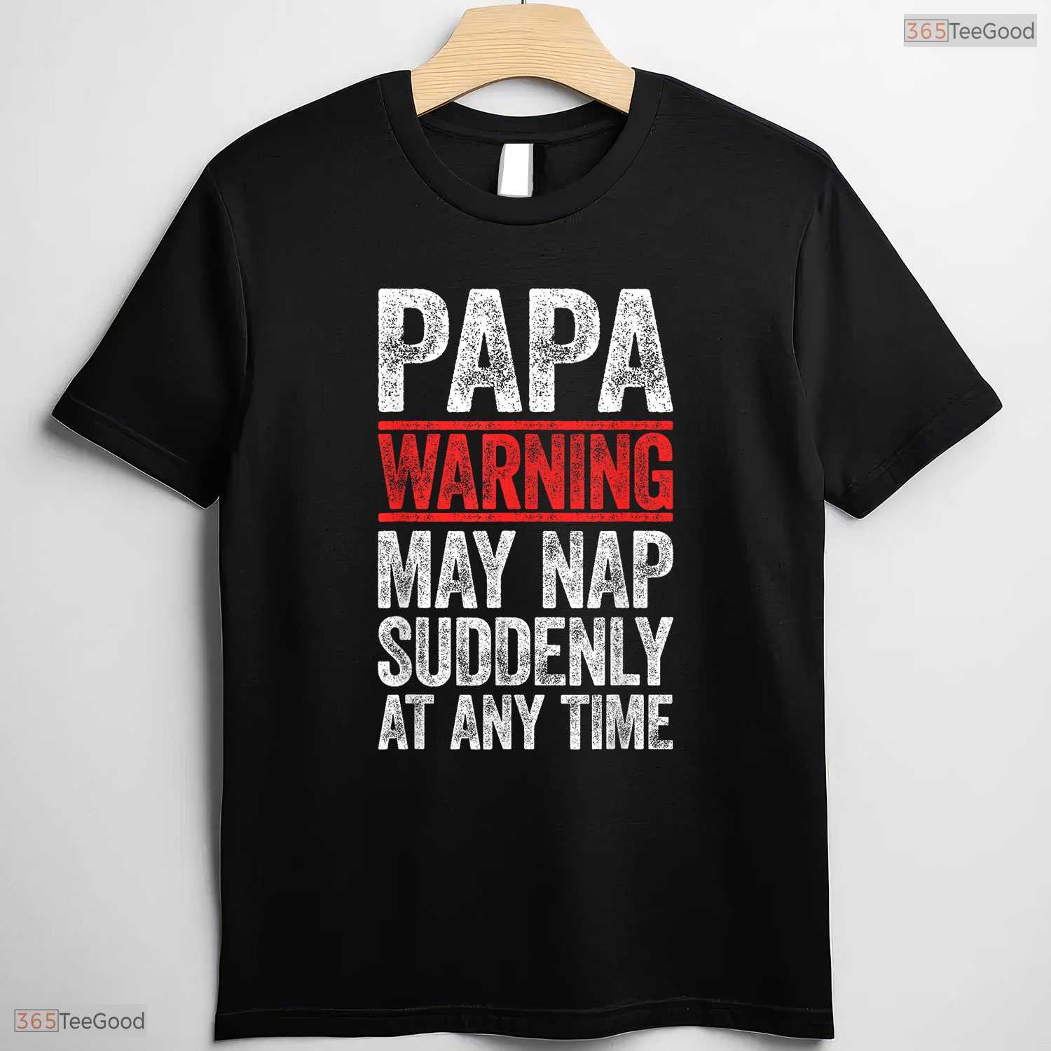 Funny Papa Warning May Nap Suddenly Shirt Best May Birthday Gift For Grandpa