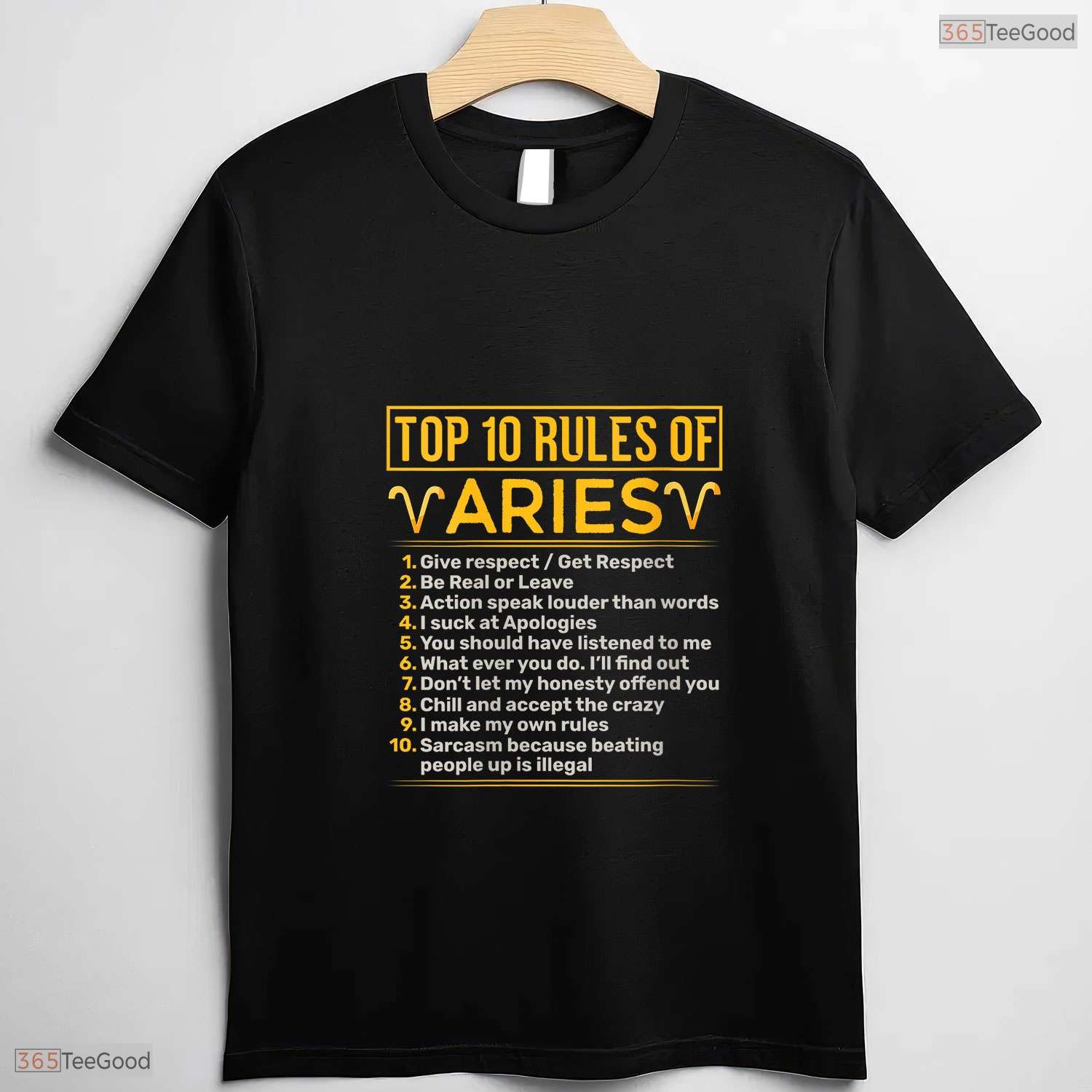 Top Ten Rules Of A Taurus Astrology V-Neck T-Shirt Funny May Birthday Gift