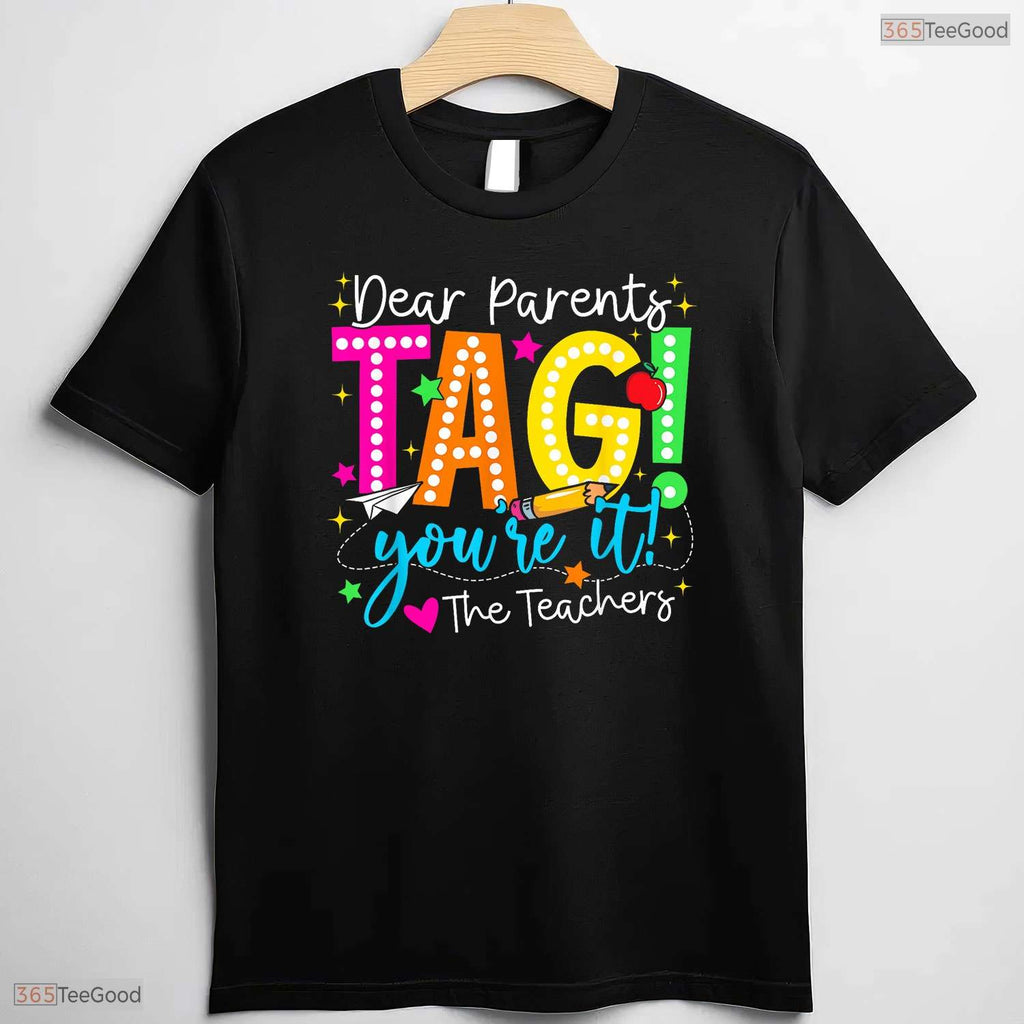 Dear Parents I Am Out Last Day Of School T-Shirt- Women May Birthday Shirt
