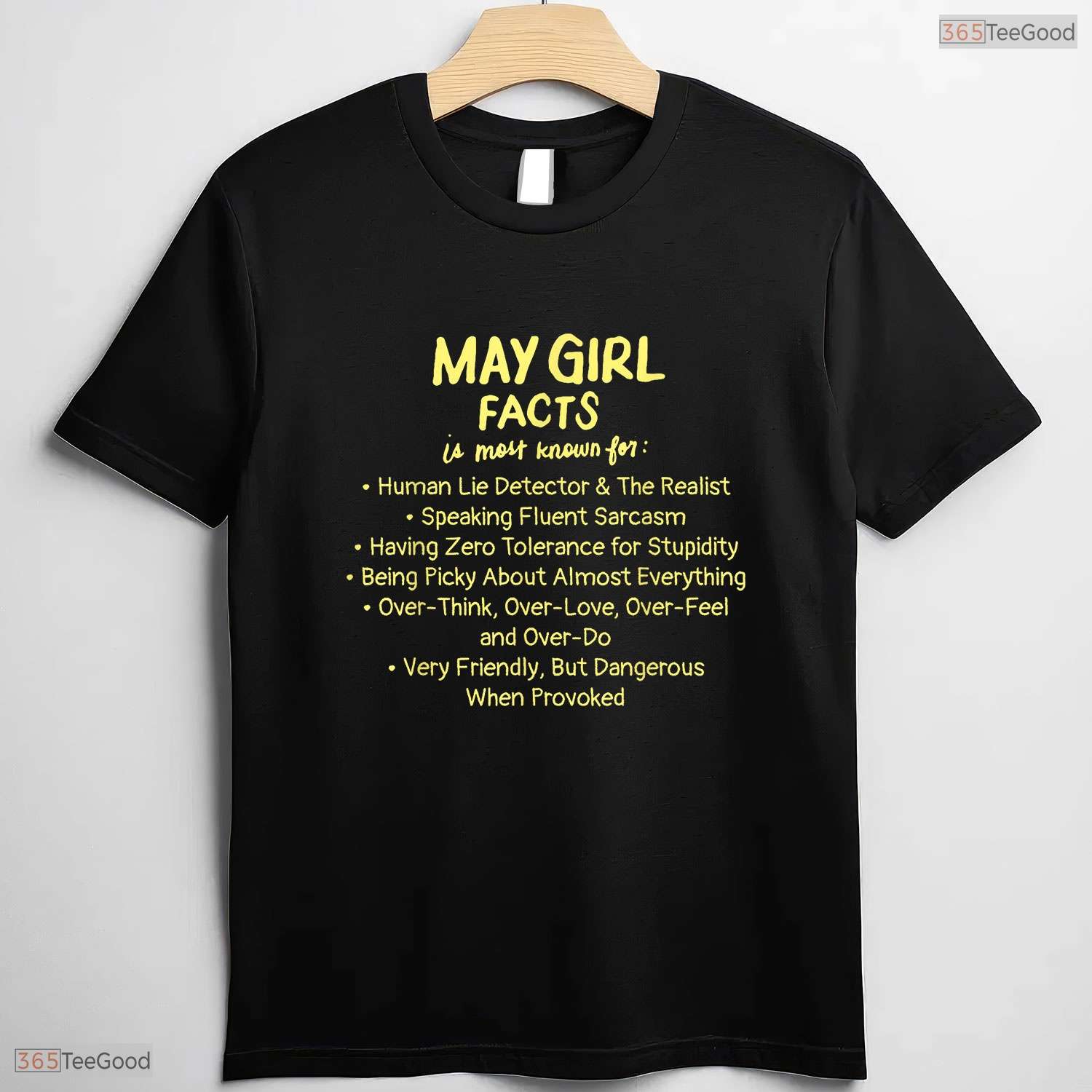 Funny May Girl Facts T-Shirt- Best May Birthday Shirt Gift Idea For Women