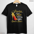 Stepping Into My May Birthday With God Grace T-Shirt- Best May Birthday Shirt