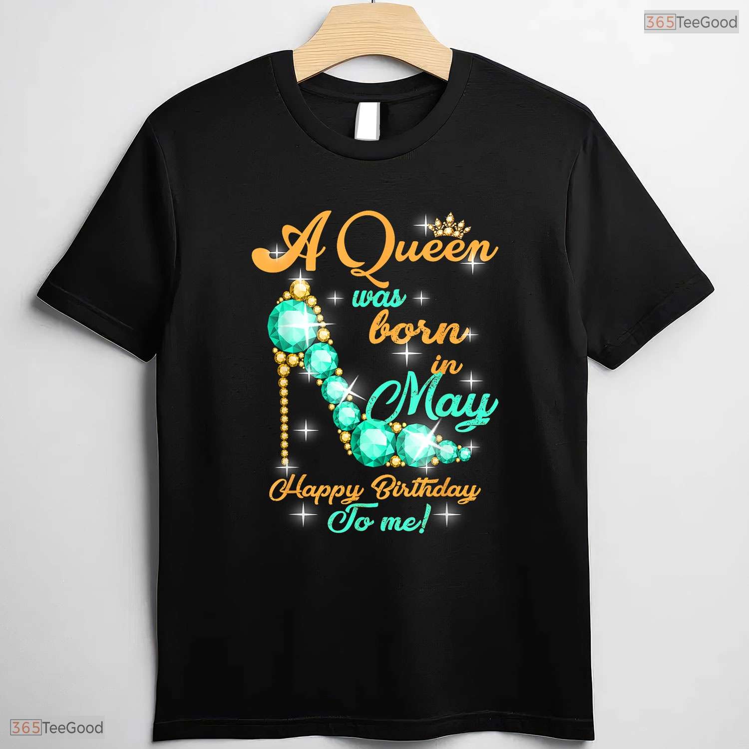 Happy Birthday To Me May Queen T-Shirt- Unique May Birthday Celebration Shirt