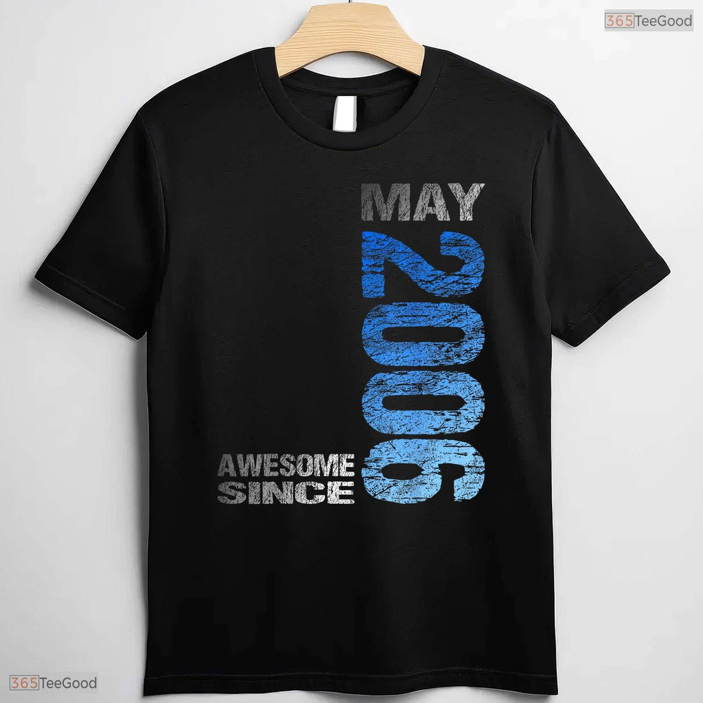 Awesome Since May 2006 T-Shirt- Unique 20th May Birthday Celebration Apparel