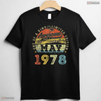 Limited Edition May 1978 T-Shirt- Best 48th May Birthday Celebration Apparel