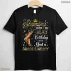Camo High Heels Stepping Into May T-Shirt- Best May Birthday Shirt For Her