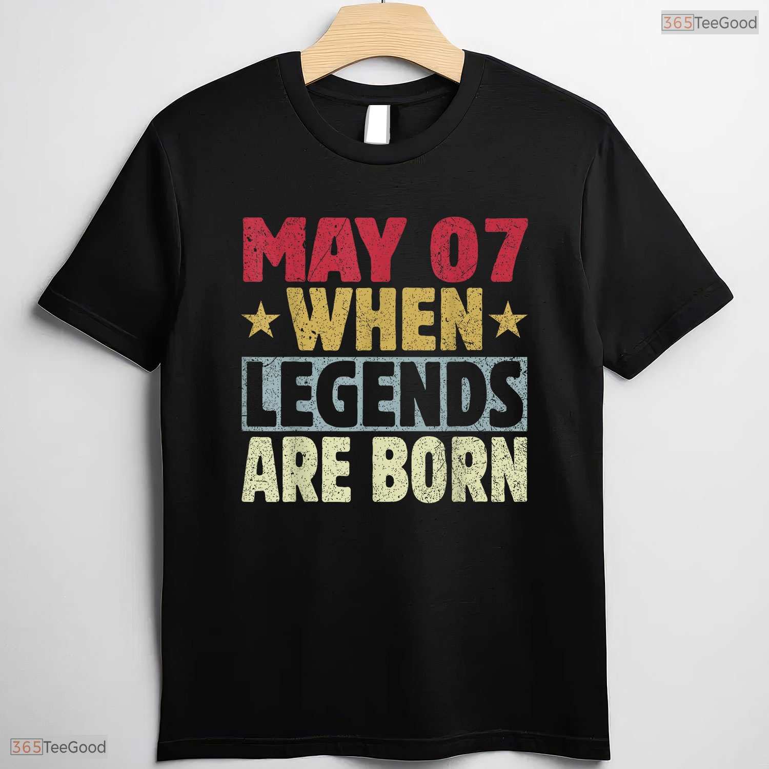Celebrate 7th Of May Birthday T-Shirt- Awesome May 7 Birthday Shirt For Men