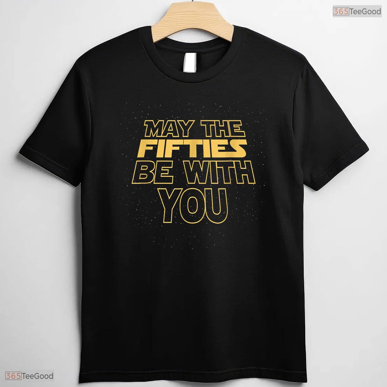 May The Fifties Be With You Vintage T-Shirt- Awesome 50th May Birthday Shirt