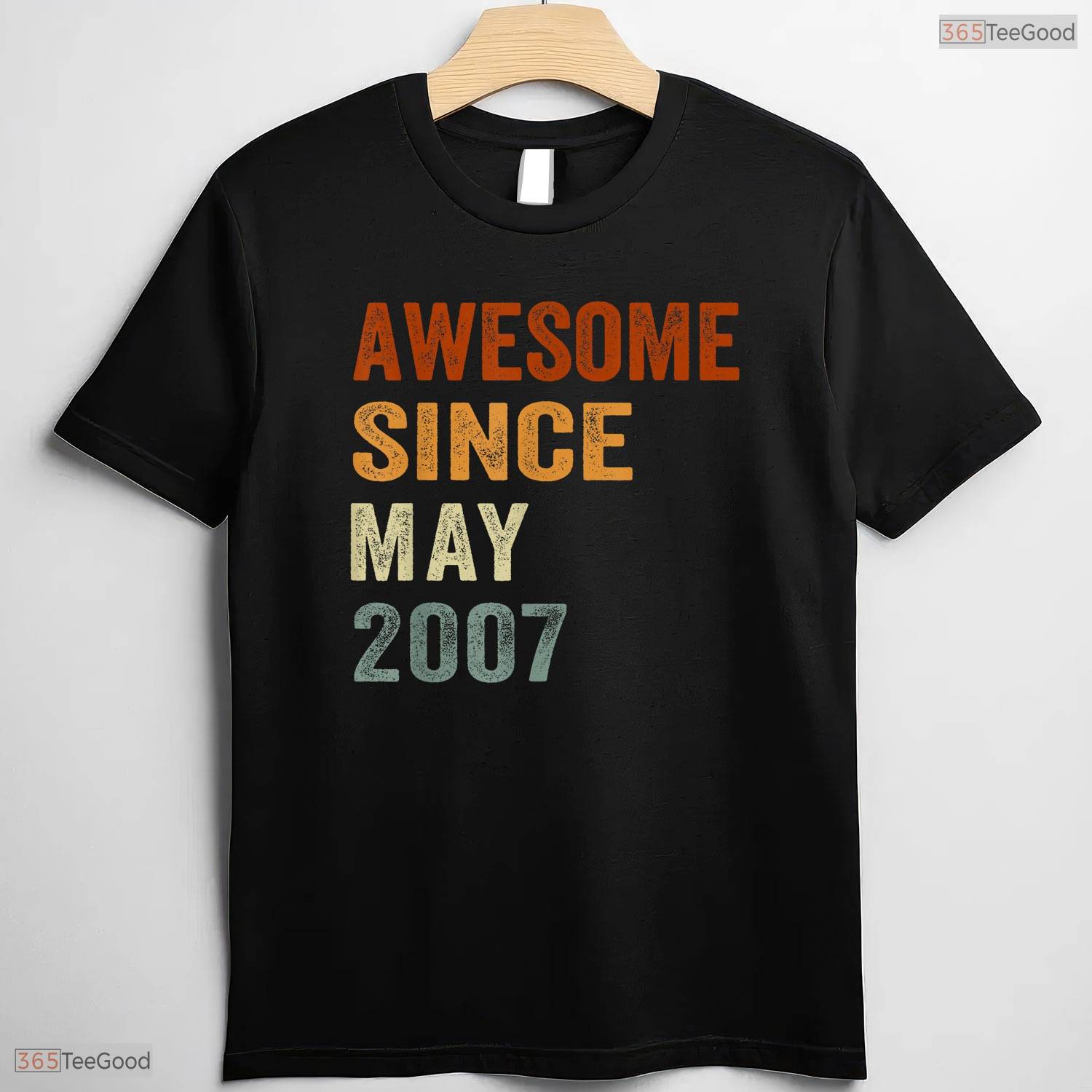 Awesome Since May 2007 Retro T-Shirt- Unique 19th May Birthday Shirt Gift