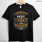 Legends Are Born In May 1976 T-Shirt- Unique 50th May Birthday Shirt Adults