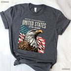 250th Anniversary USA Flag Valentine T-Shirt- Ice Fishing Gear Mens