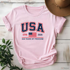 American 250 Years USA Patriotic Valentine T-Shirt Walleye Fishing Gear Men