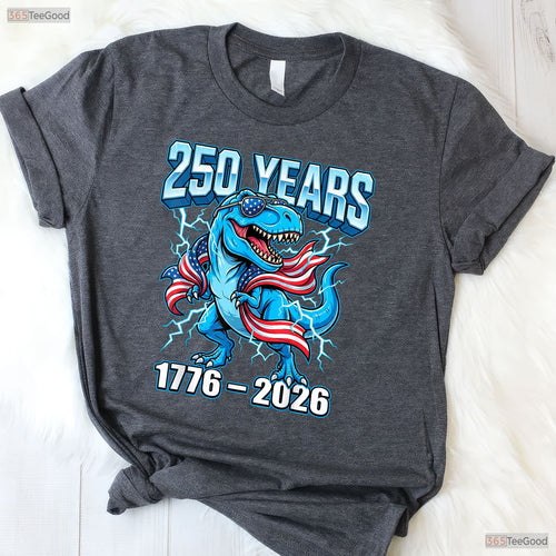 250th Anniversary USA 4th of July Valentine T-Shirt Offshore Fishing Apparel