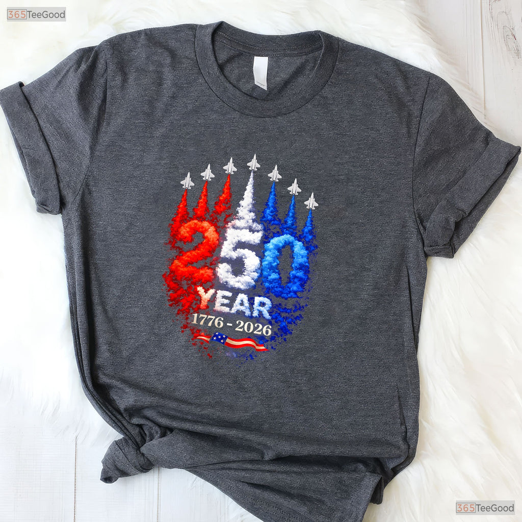 250th Anniversary USA Patriotic Valentine T-Shirt Carp Fishing Tackle Men