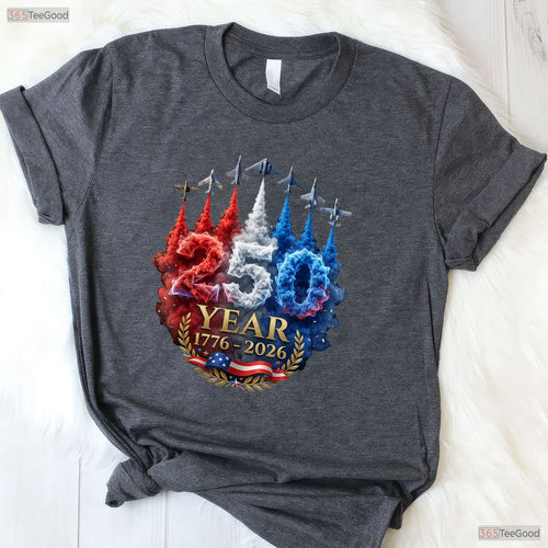 250 Years American Patriotic 4th of July Valentine T-Shirt Pike Fishing Gifts Men