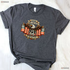 USA 250 Highway 66 Mother Road Eagle Valentine T-Shirt Lake Fishing Gear For Men