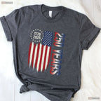 250 Years America Independence Freedom Valentine T-Shirt Fly Fishing Accessories