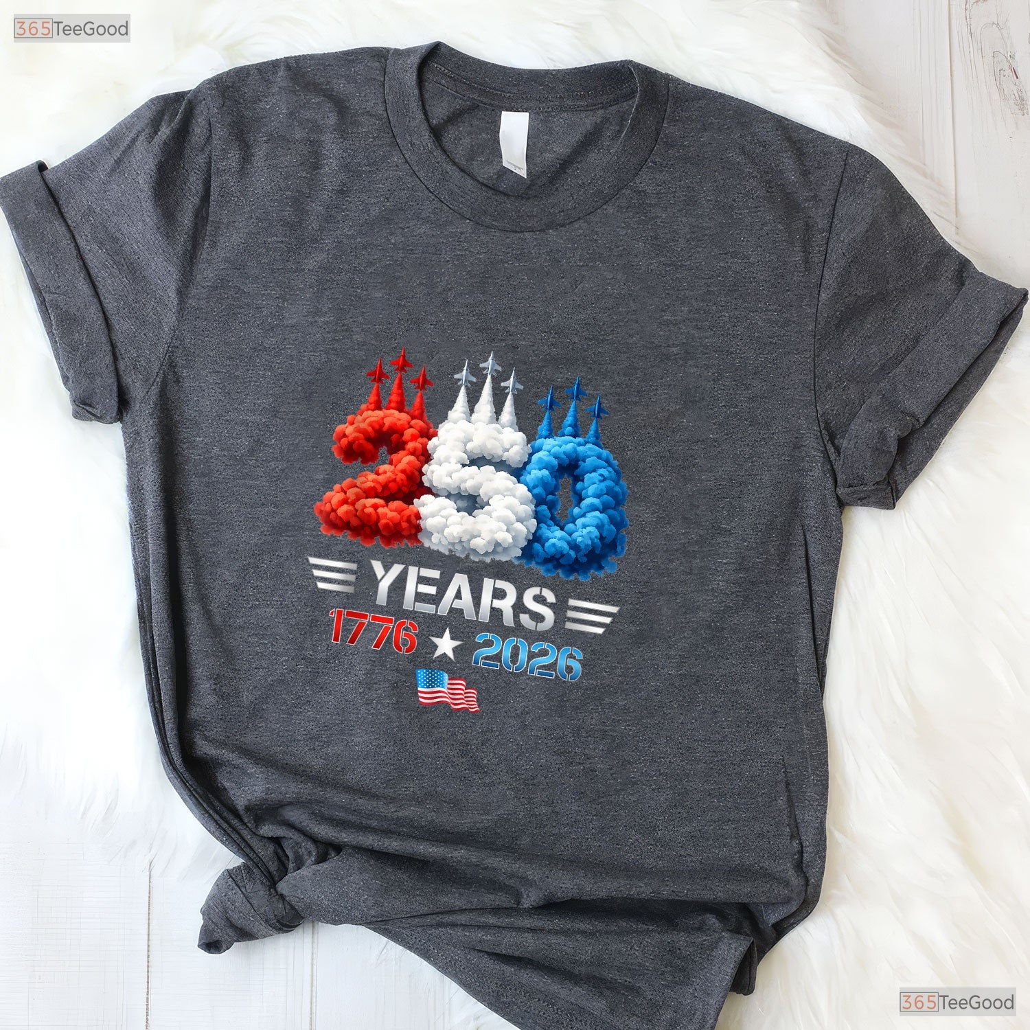 250 Years American 250th USA Flag Valentine Shirt Kayak Fishing Shirts Men