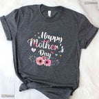 Cute Floral Mom Grandma Happy Mothers Day 2026 Shirt Best Gift T-Shirt For Her