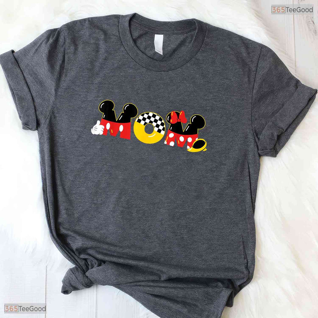Cute Magical Mouse Mom Shirt Fun Theme Park Mothers Day T-Shirt For Women