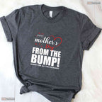 Happy Mothers Day From The Bump Shirt Funny Expecting Mom Pregnancy T-Shirt