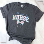 Mother Baby Nurse Team Coquette Blue Stethoscope Mothers Day T-Shirt Gift Idea