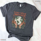 Love Your Mother Respect Roots Earth Day Nature Lover Mothers Day T-Shirt Gift