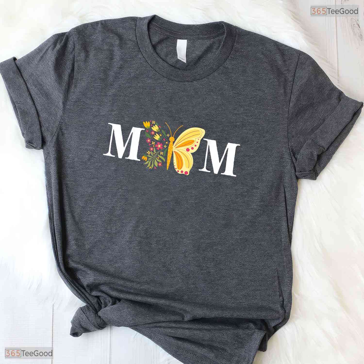 Cute Butterfly Mom Insect Flower Mama Mommy Mothers Day T-Shirt Gift For Women