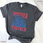 Funny Mother Trucker Truck Driver Trucking Mom Mothers Day T-Shirt Gift Idea