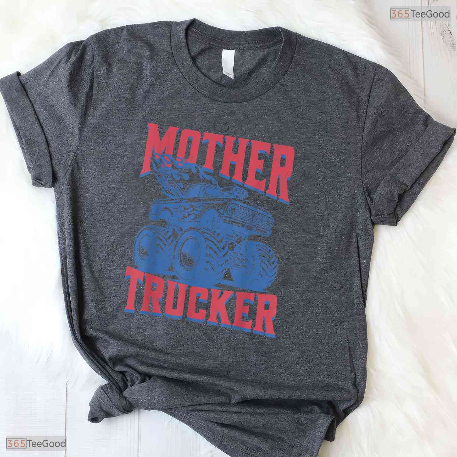 Funny Mother Trucker Truck Driver Trucking Mom Mothers Day T-Shirt Gift Idea