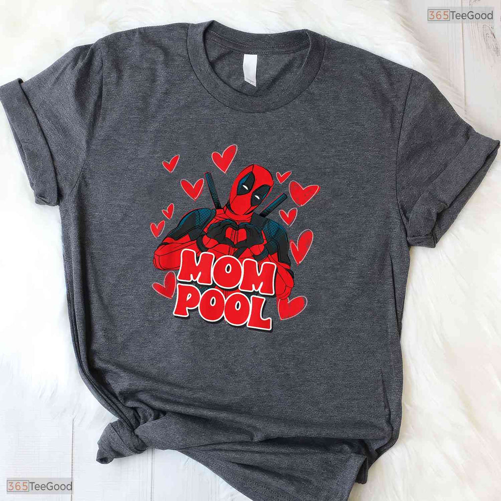 Funny Superhero Mom Pool Sarcastic Comic Style Mothers Day T-Shirt Gift Idea