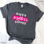Happy Mothers Day Mommy Shirt Cute Butterfly Mothers Day T-Shirt Gift Idea