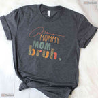 Funny Mama Mommy Mom Bruh Leopard Print Sarcastic Mothers Day T-Shirt Gift